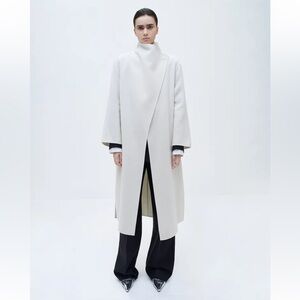 Edition Wool Coat Ivory with Scarf Ivory